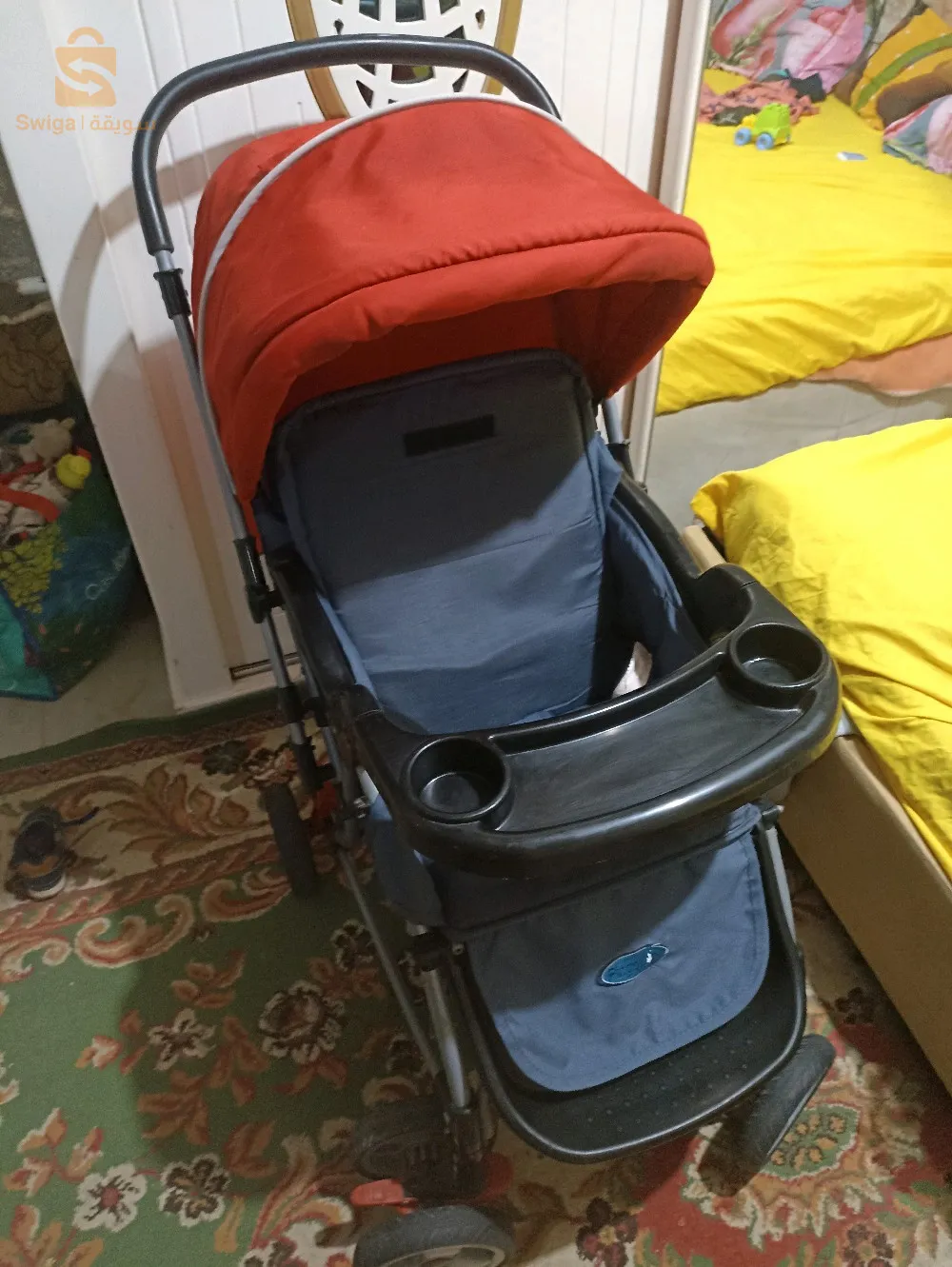 poussette bébé pingouin 💖 balonçoire double sense tres bonne état