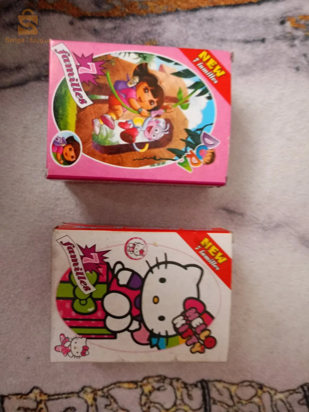 Seven Families game.  /.    coloring book