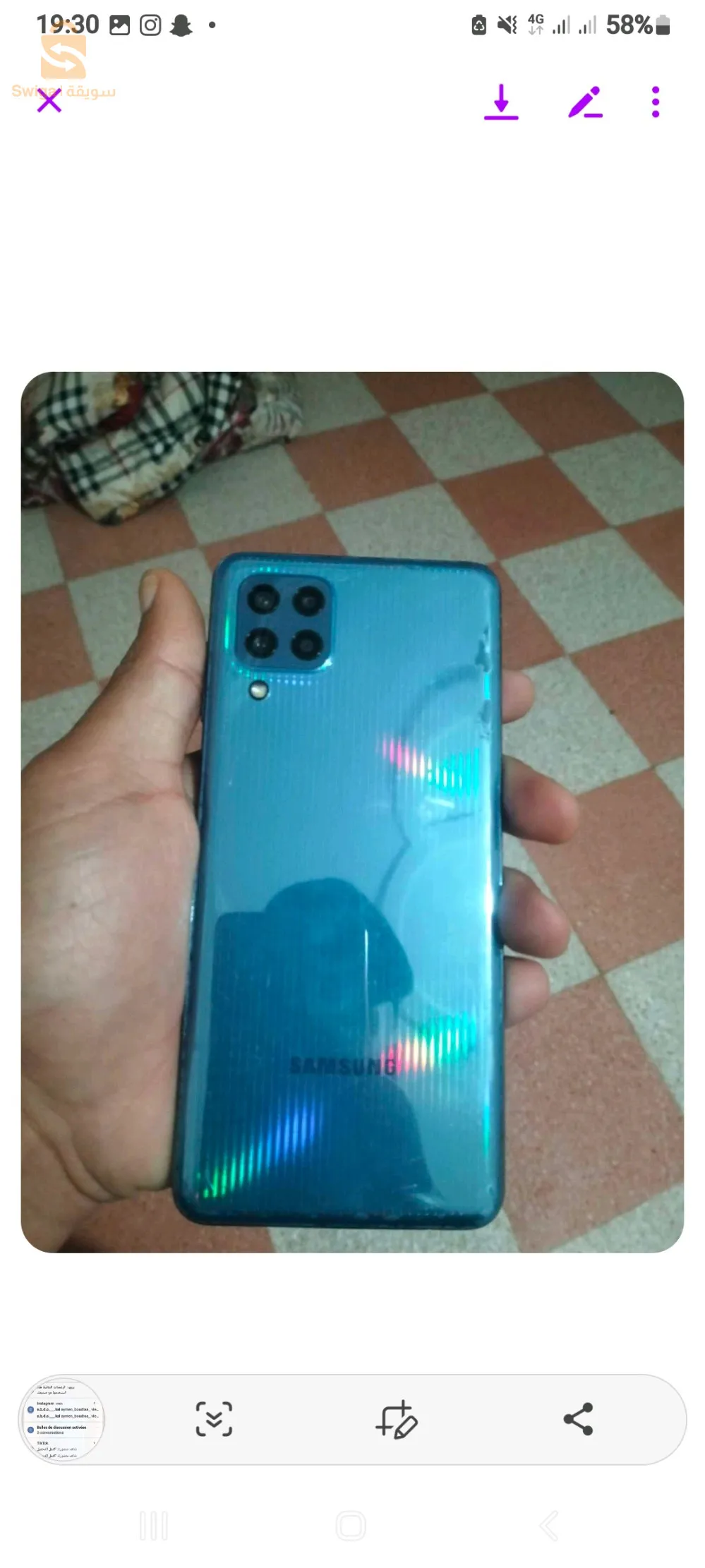 sm m32 6/128 6000 batrei