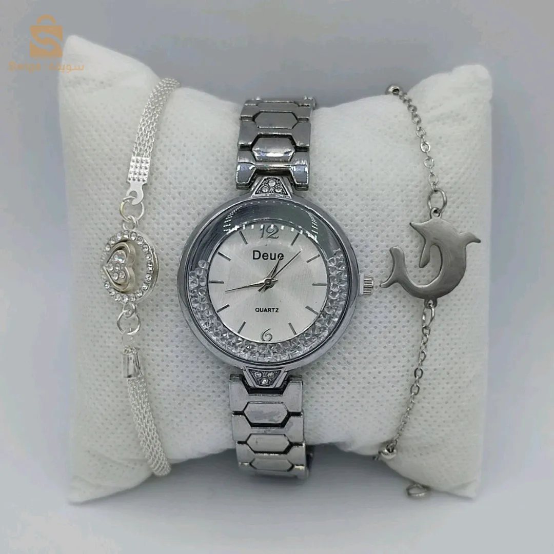 promotion : de très belles montres pour femmes avec 2 bracelets et une boîte