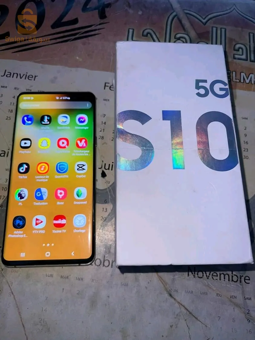 Samsung galaxy S10 5G  fih vesur fe la quake  apart can kolch March 

nmro tlfon 0655455660
average la bite w chargeur