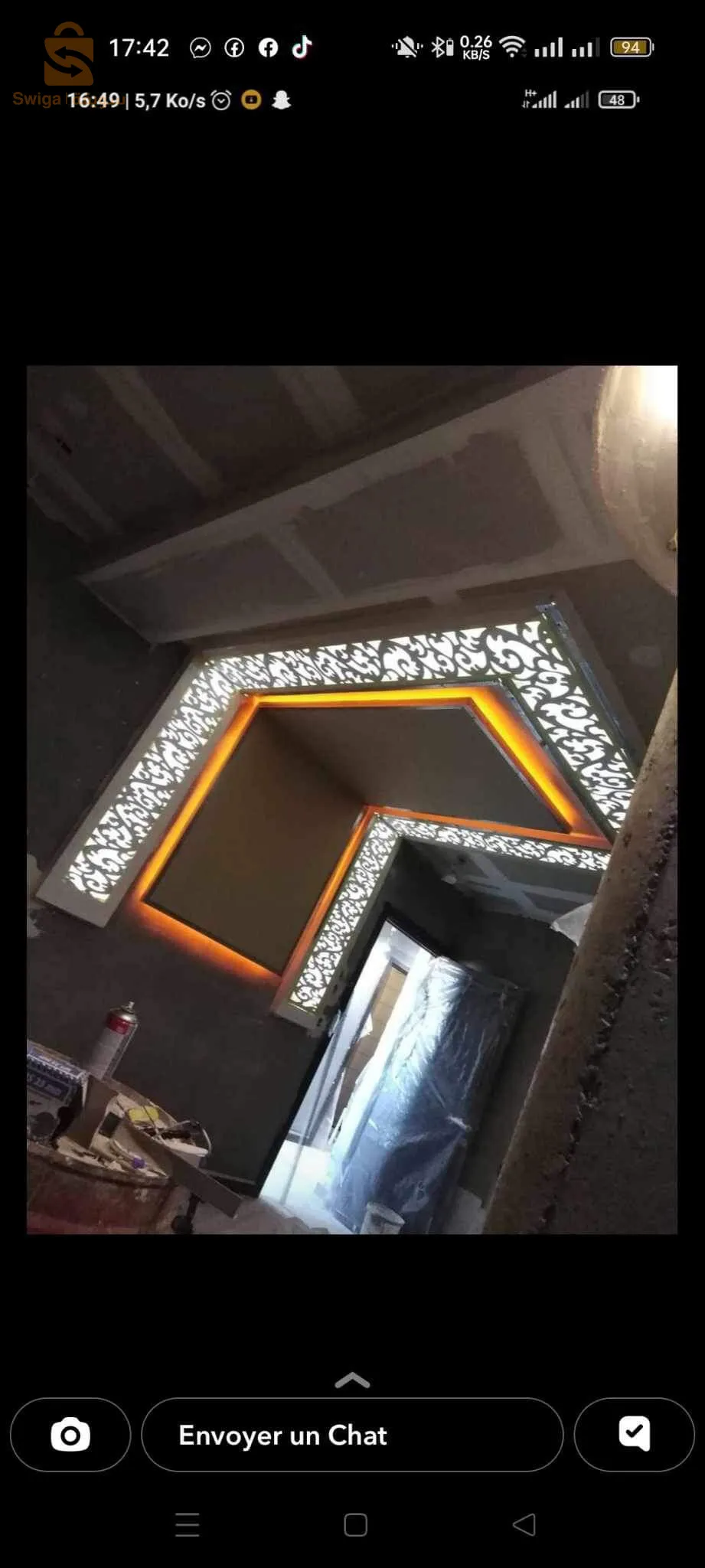 décoration placoplatre pvc