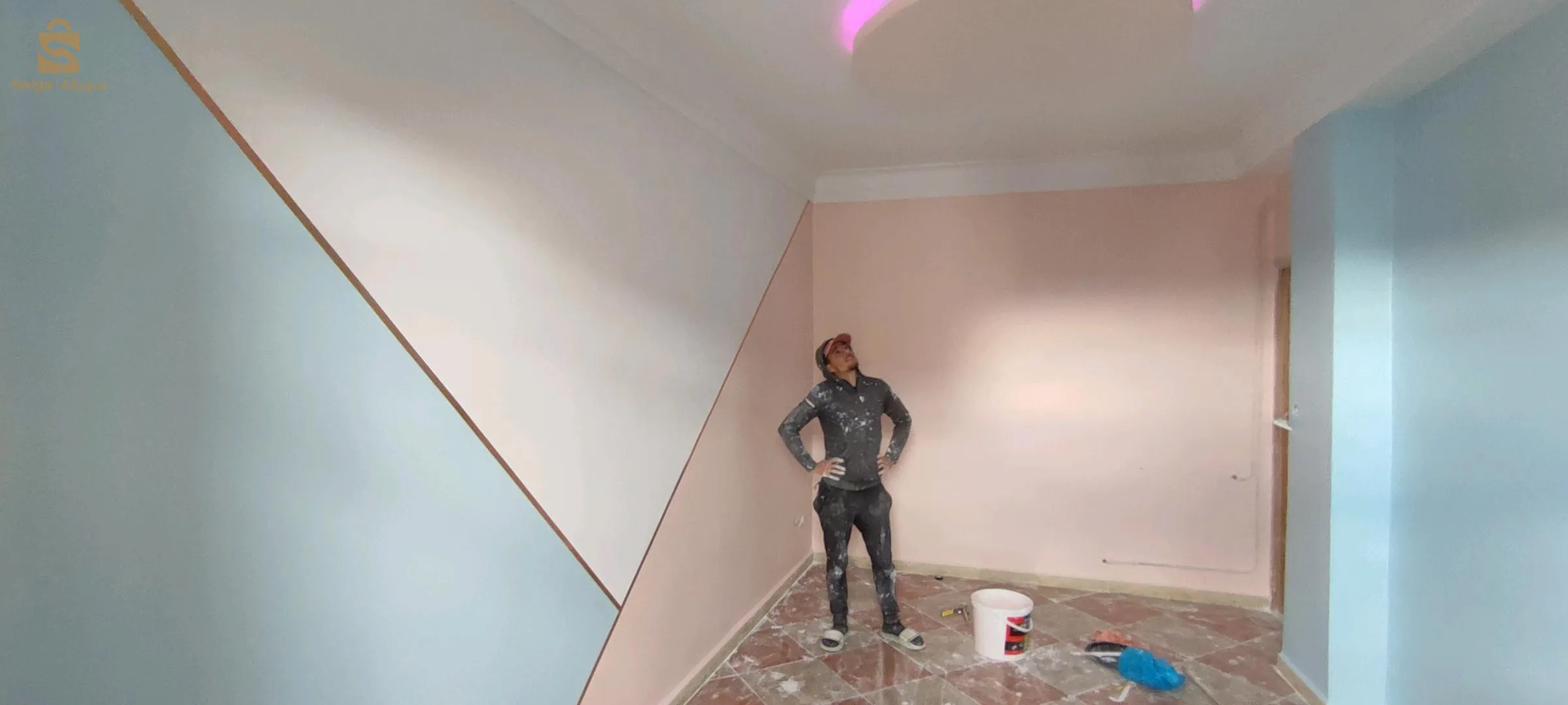 tout les décorations intérieures placoplâtre et la peinture