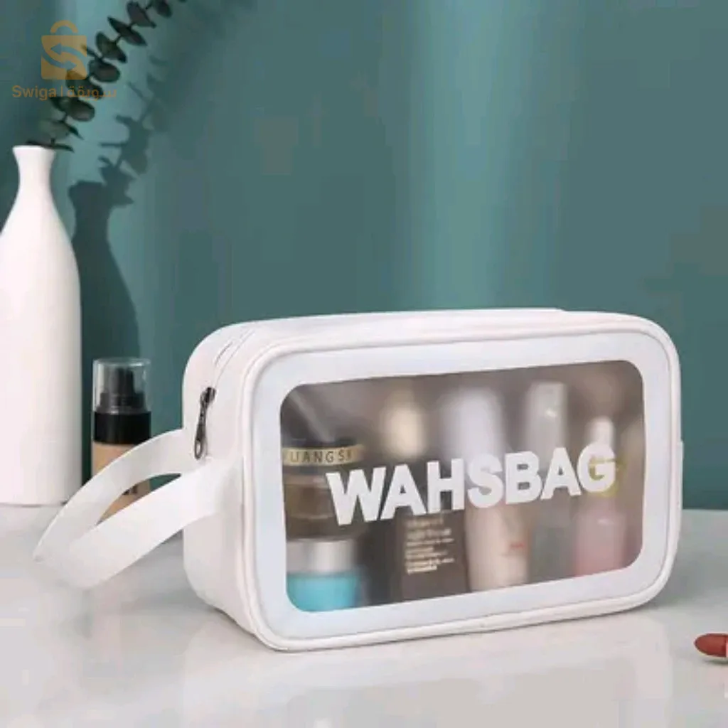 Trousse de Douche Wash-bag transparent, étanche