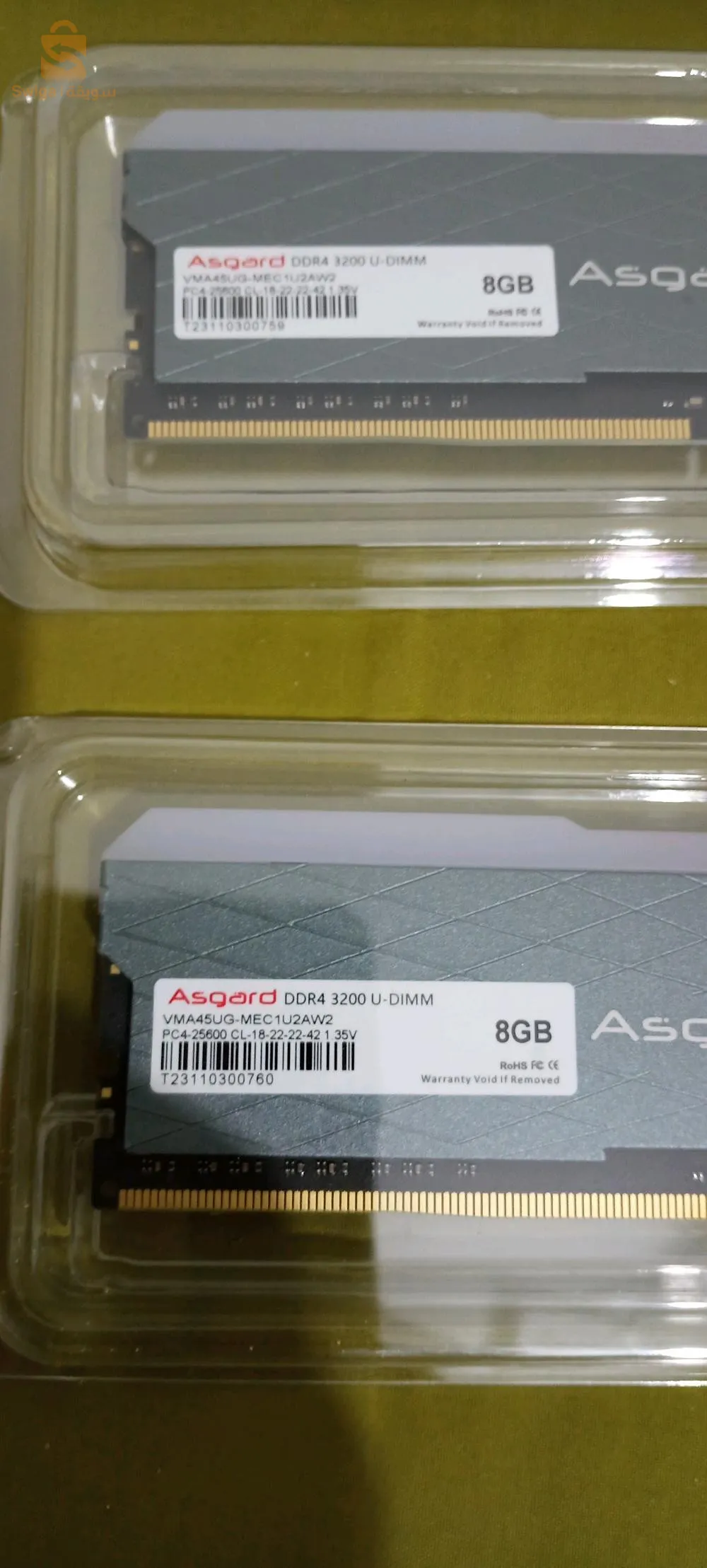Asgard RAM 8GB*2 DDR4