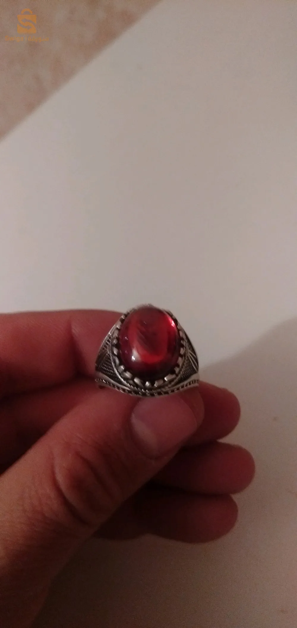 خاتم فضة فشباب