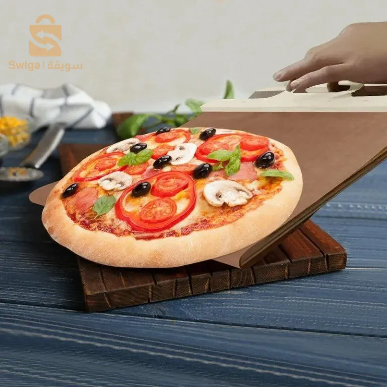 Pelle à Pizza Coulissante en bois – حاملة البيتزا خشبية ✅وصف المنتج