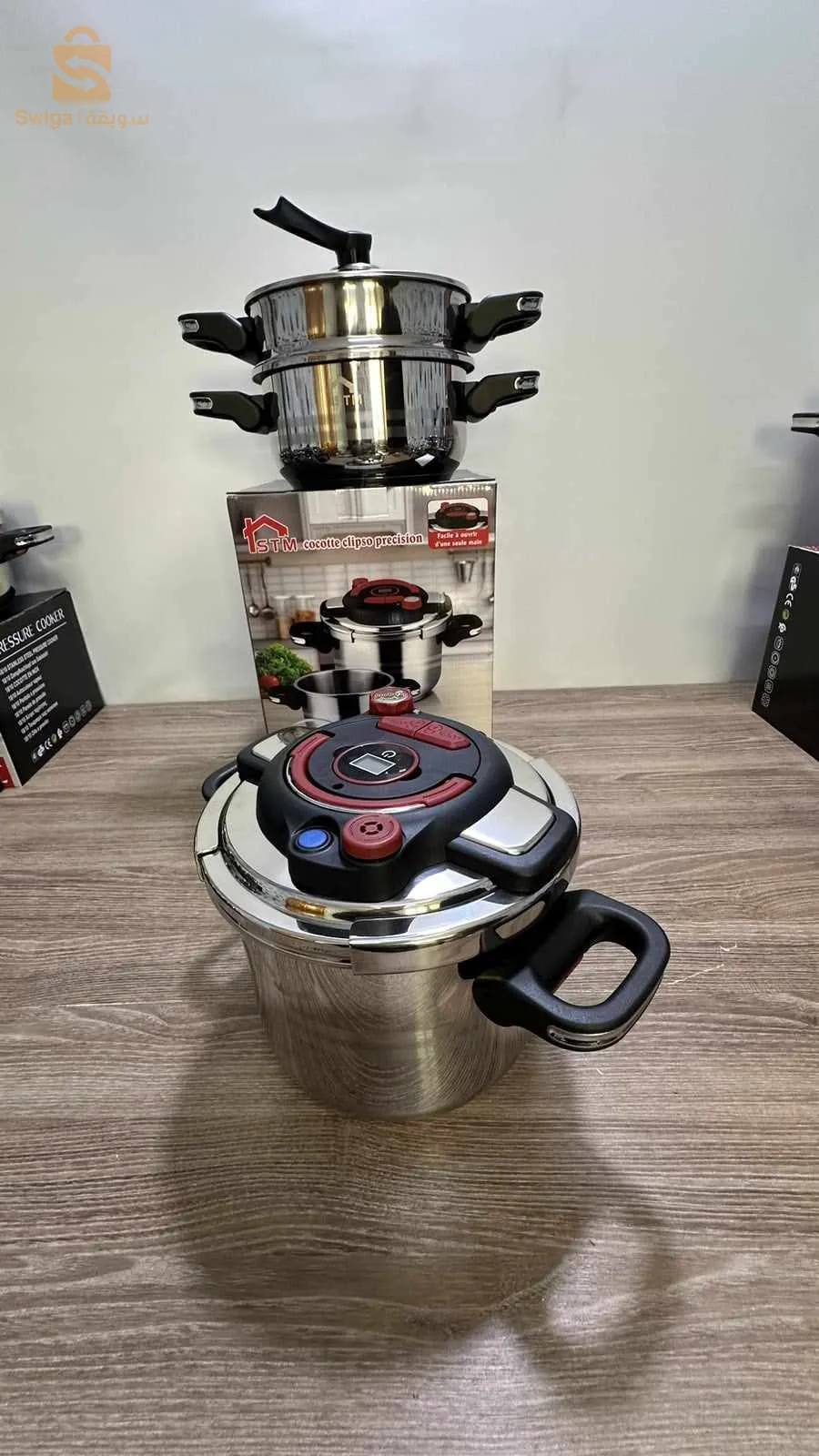 طقم طنجرة ضغط اصلية متعددة الاستعمالات