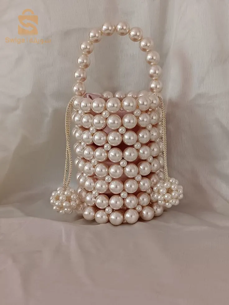 حقيبة اليد لؤلؤ