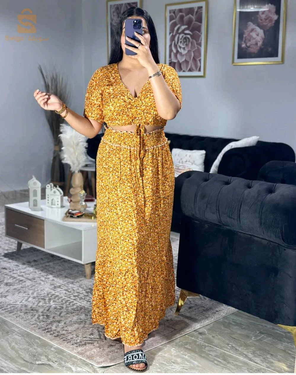 Ensemble gitane jupe et brassière