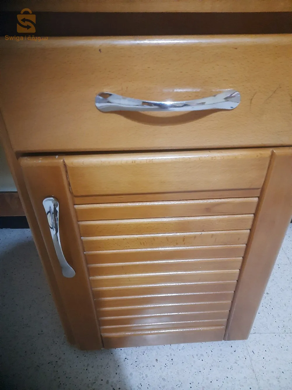 bureau en hêtre 1m80