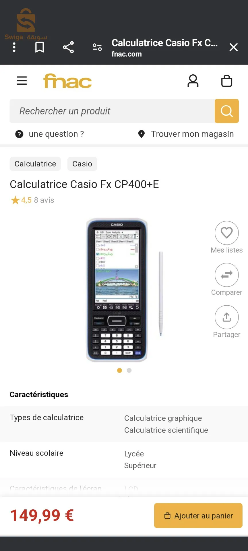 calculatrice cientefique