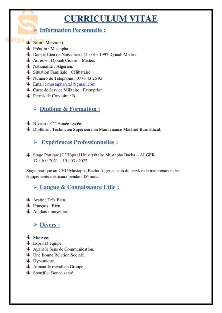 Search for work in any field