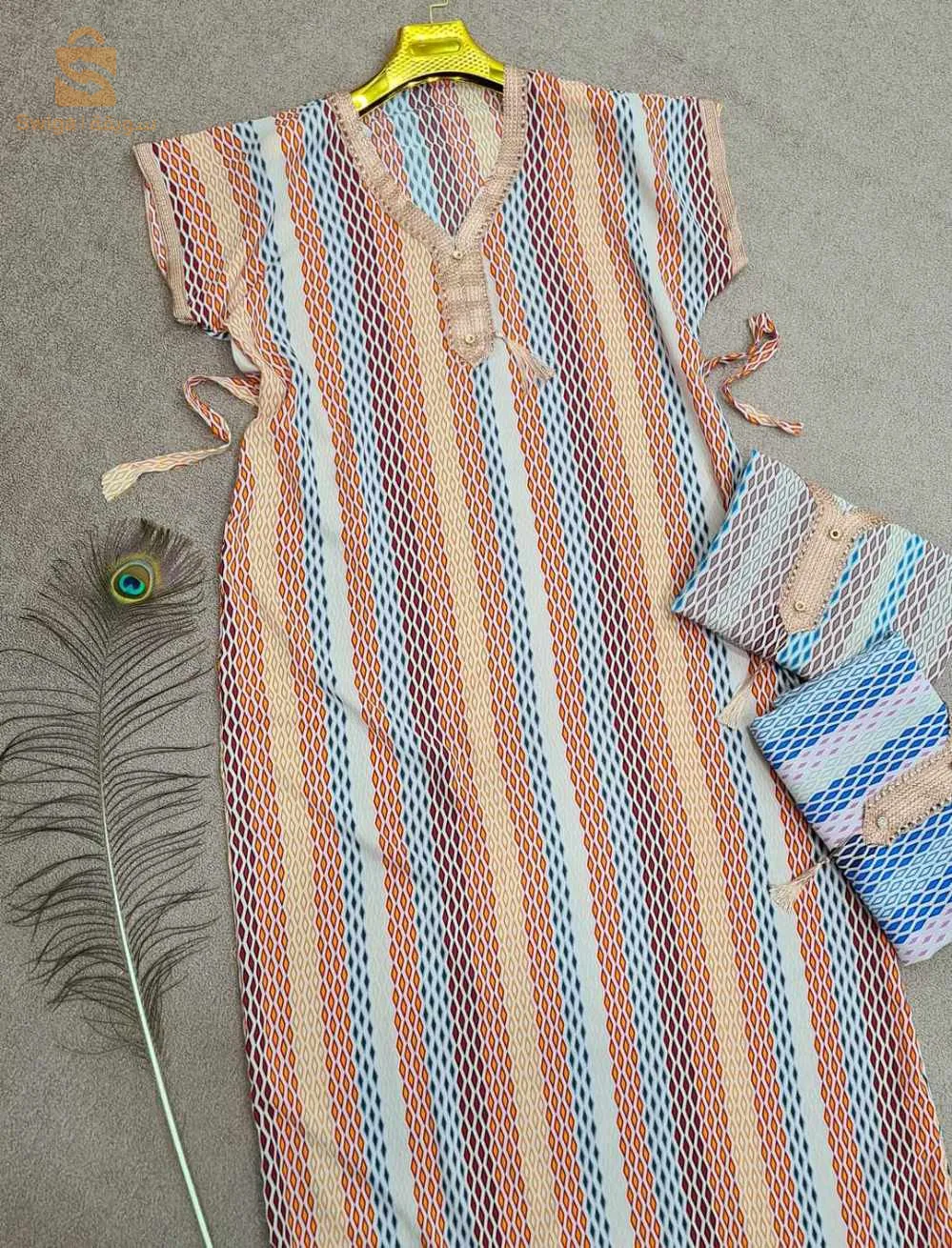 بدعية صيفية قماش فيبران حر جملة