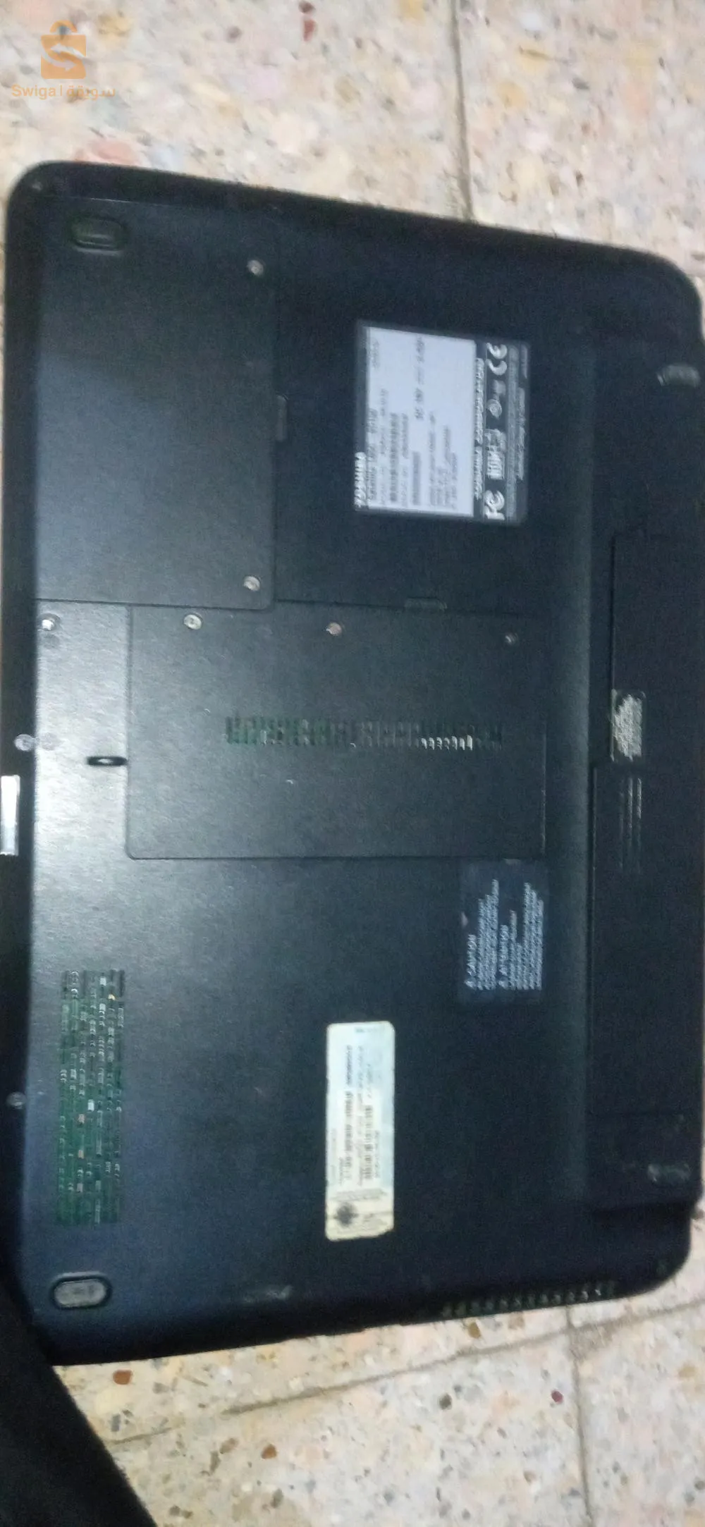حاسوب معطل للبيع 
نوع حاسوب : TOSHIBA