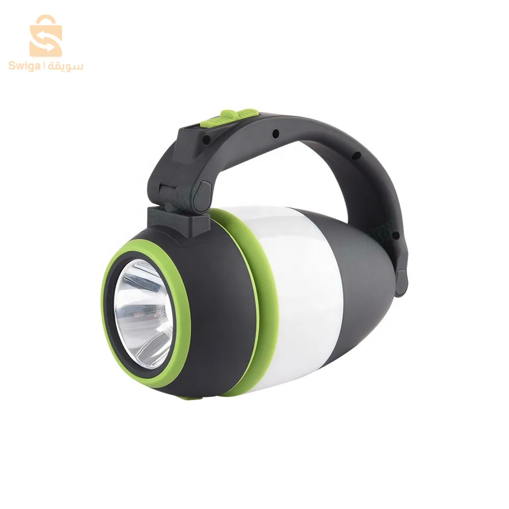 مصباح لاسلكي محمول ومبتكر بتقنية LED متعدد الوظائف مع مصباح مكتب ومصباح تخييم وكشاف