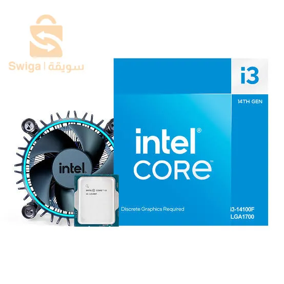 معالج الجيل الرابع عشر من انتاج انتيل intel core i3 14100f