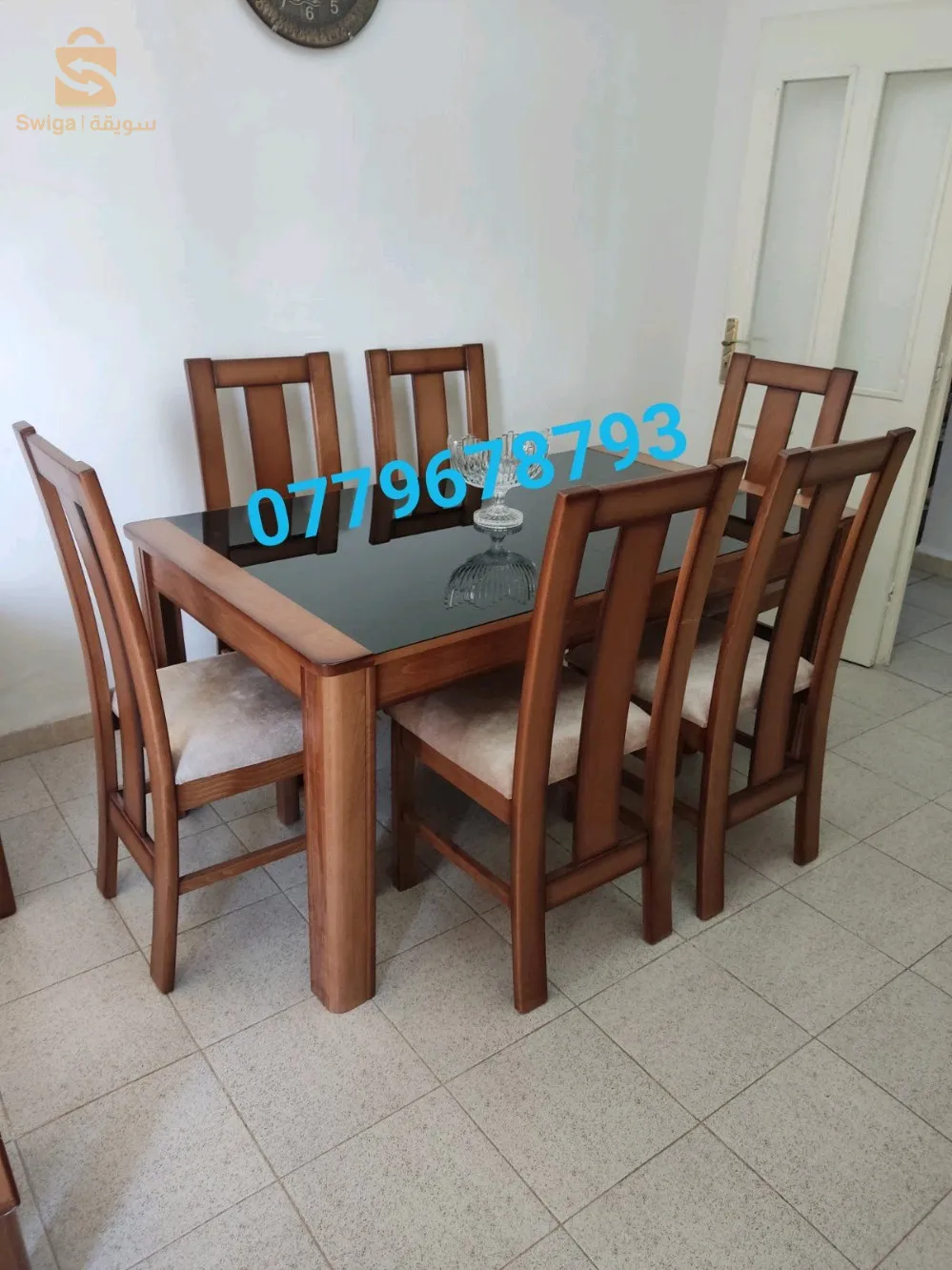 Table salle à manger 6 chaises être produit local En bois hêtre  🤩🤩