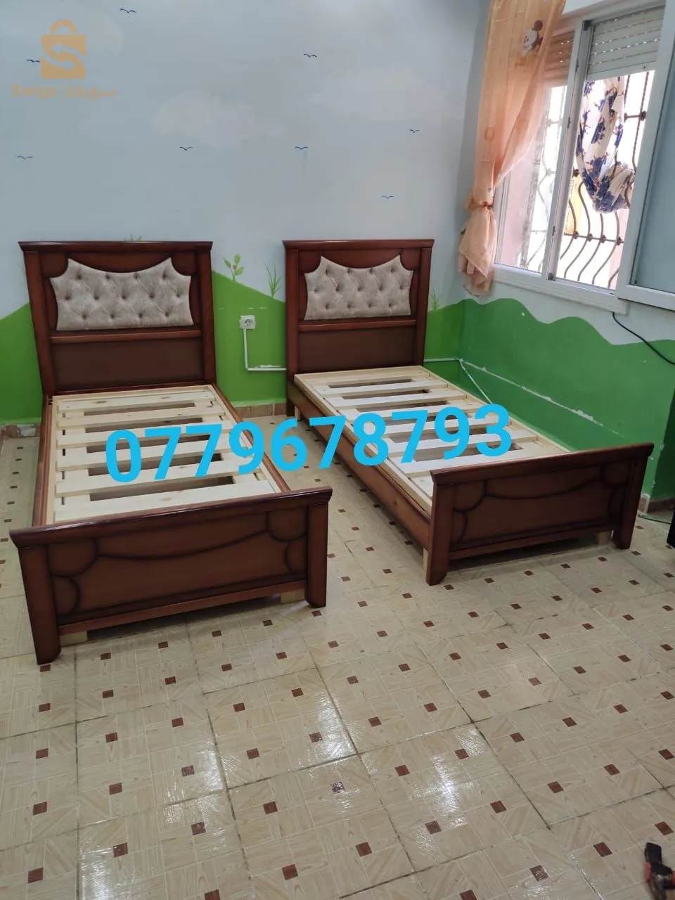 Lit coffre très solide produit local en bois hêtre  disponible à bon prix 😍