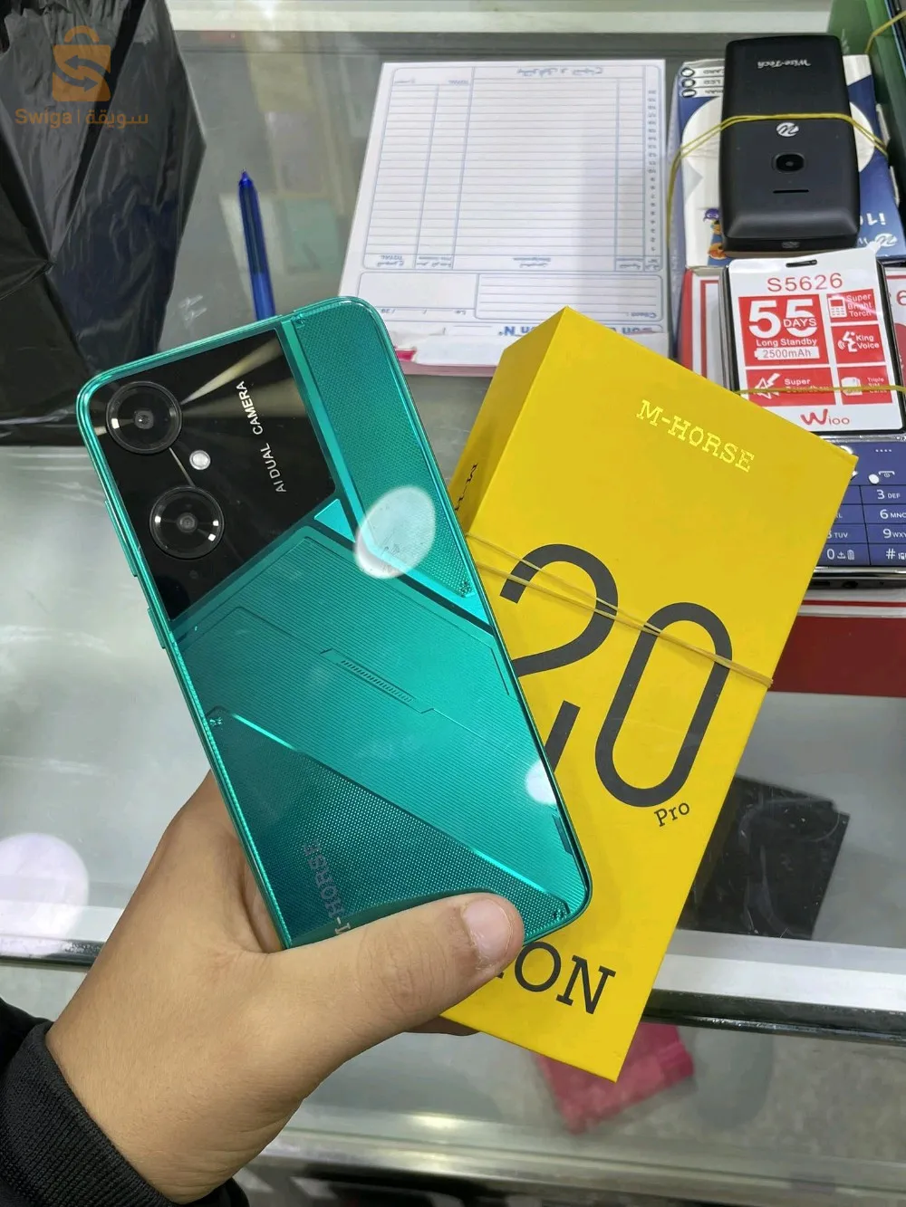 Téléphone M-horse camon 20 pro 
Téléphone M-horse camon 20 pro
Camera 
5 MP front + 8 MP rear 
4 GB ram 
32 GB rom 
Face id 
Usb tybe-c 
5000 mah 
Trés Bonne qualité 
16200دج
0665955230فب👉viber watts