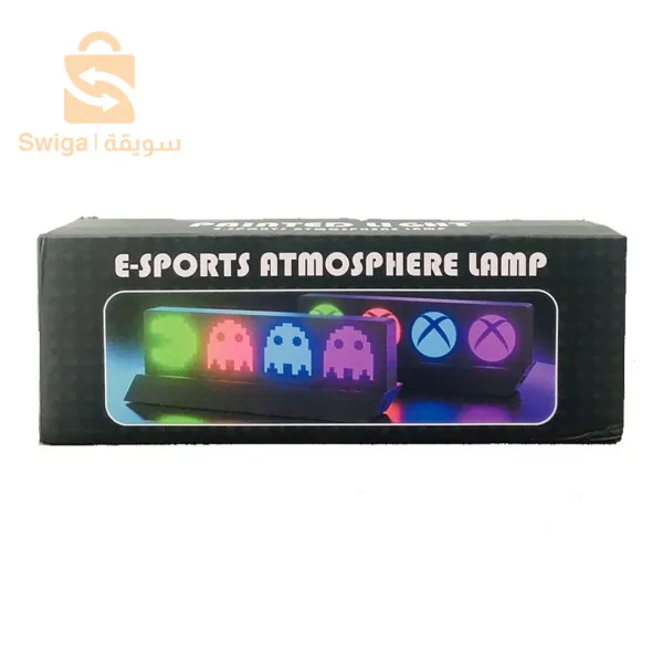 مصباح إضاءة LED بأيقونات Xbox مع 3 أوضاع إضاءة - إضاءة ملونة تفاعلية مع الموسيقى$👍