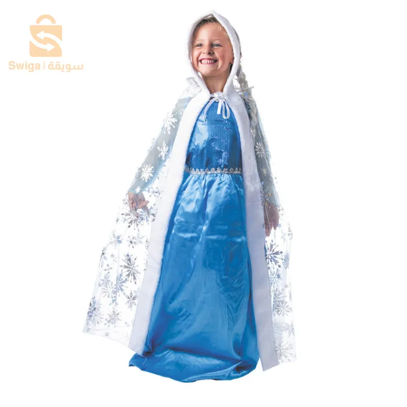 كسوة ملكة الثلج السا 😍 للفتياة الصغيرة