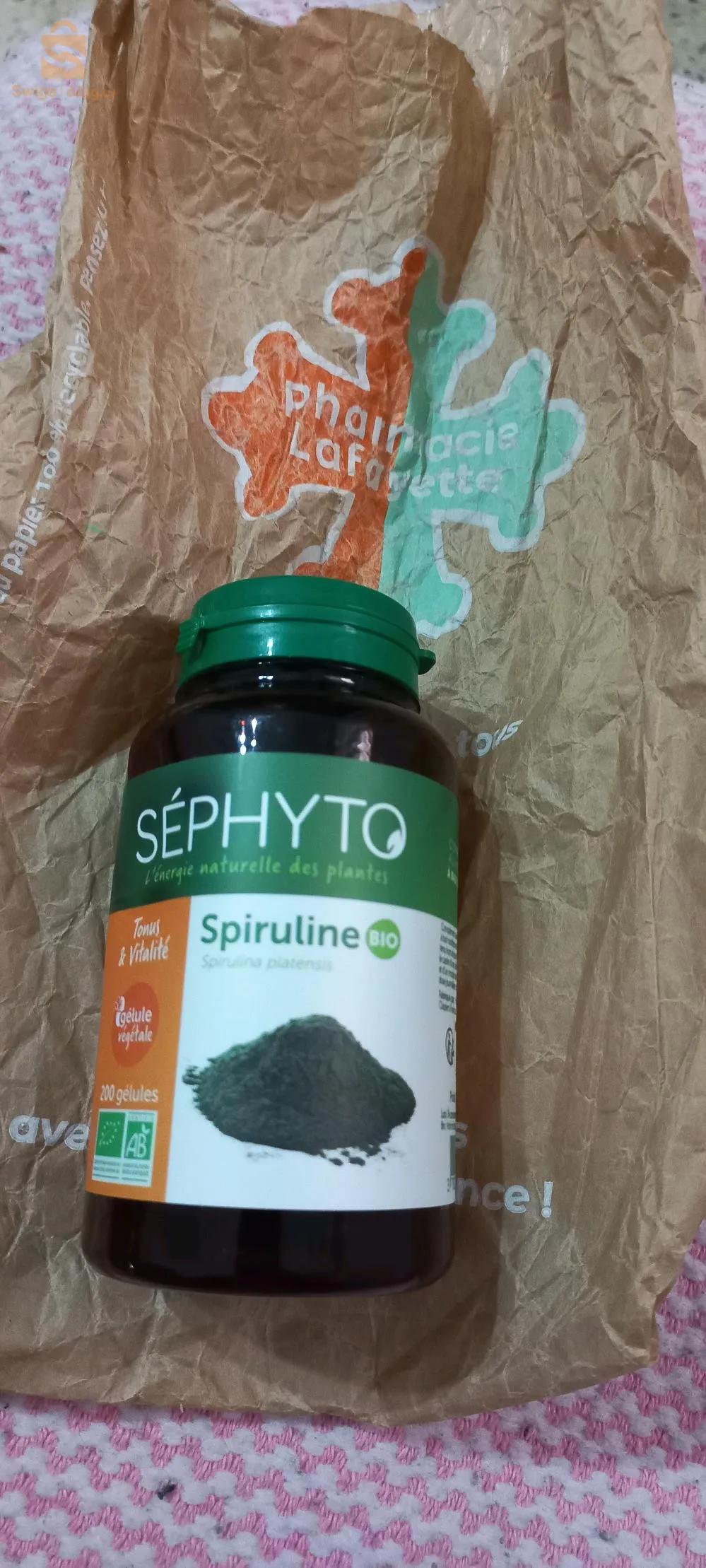 spiruline bio 200 gélules