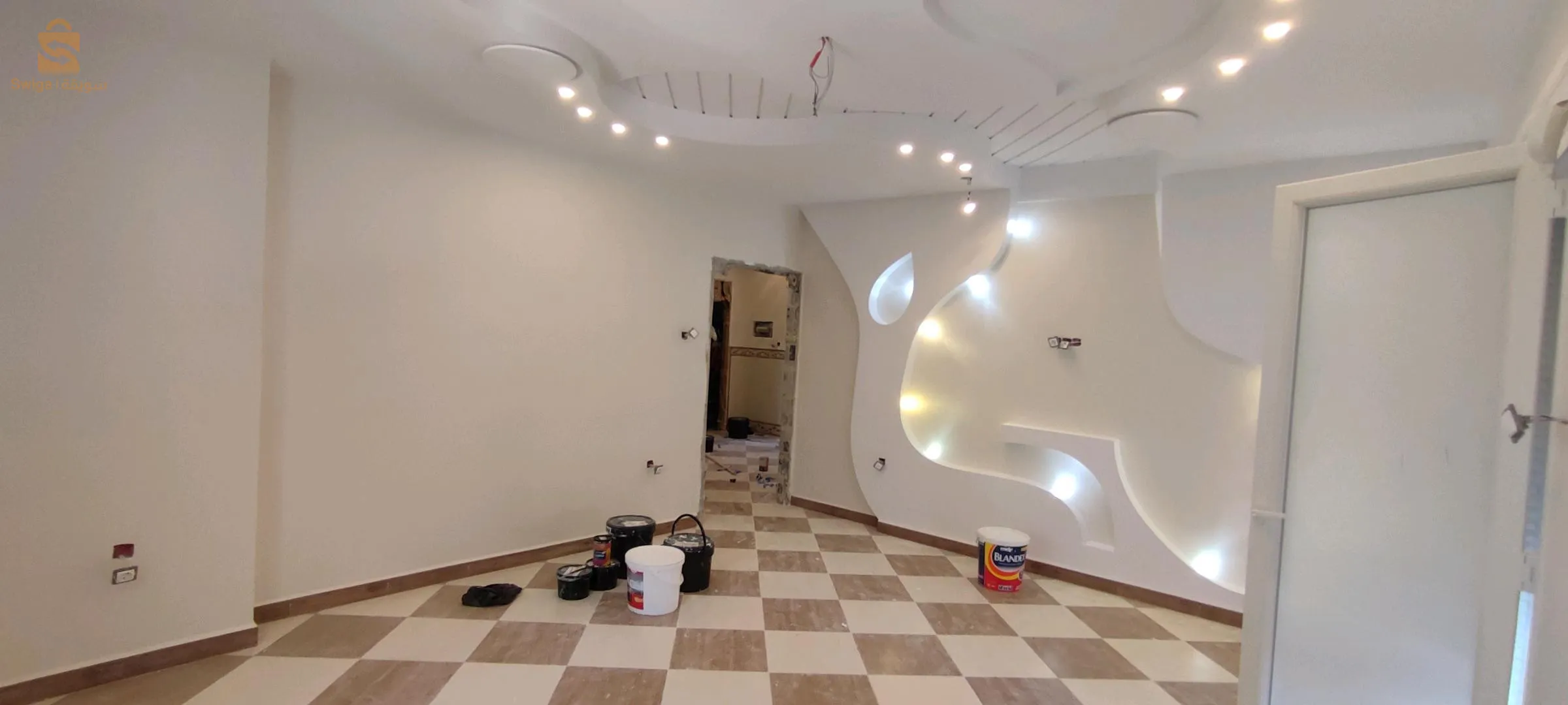 tout les décorations intérieures placoplâtre et la peinture
