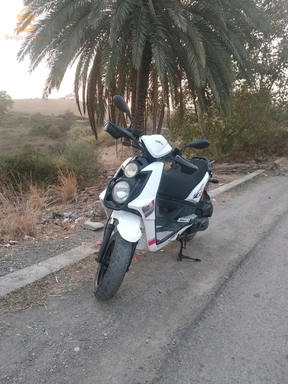 موطو sym lux  نضيفة ربي يبارك