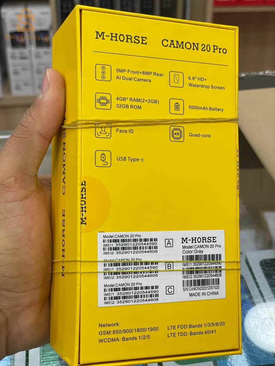 Téléphone M-horse camon 20 pro