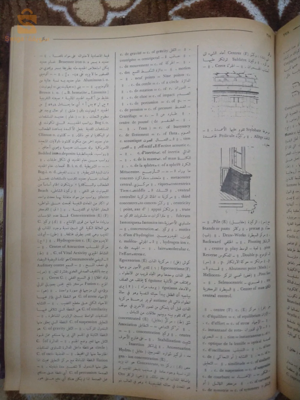 كتاب معجب المصطلحات العلميه والفنيه عربي انجليزي فرنسي لاتيني يوسف خياط