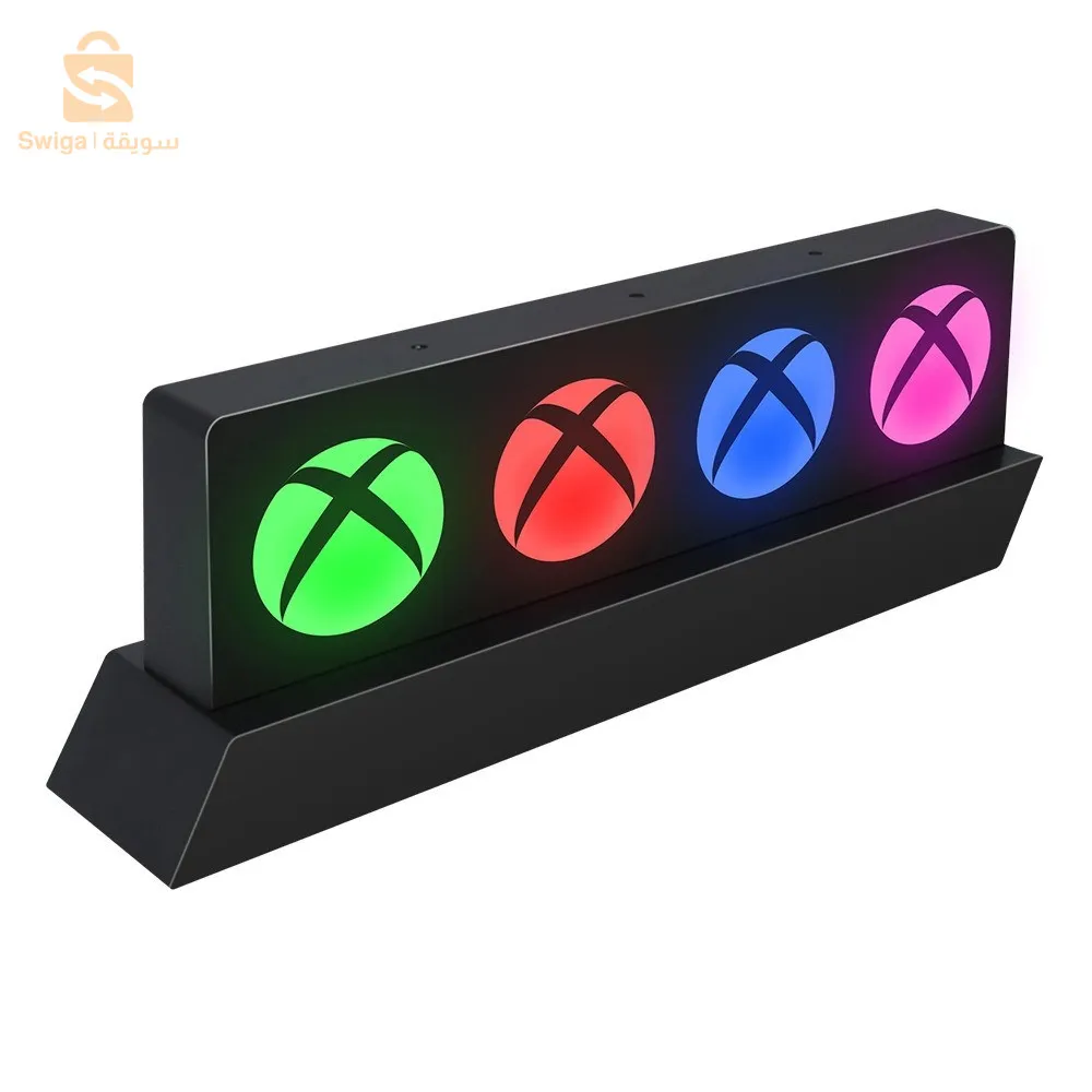مصباح إضاءة LED بأيقونات Xbox مع 3 أوضاع إضاءة - إضاءة ملونة تفاعلية مع الموسيقى$👍