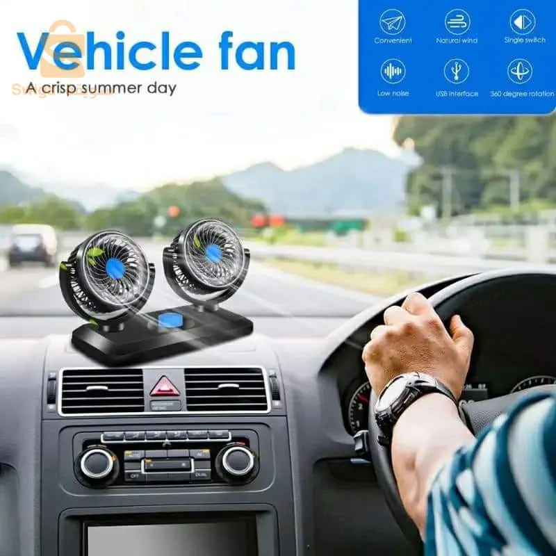 مروحة سيارة 2T مزدوجة المروحة