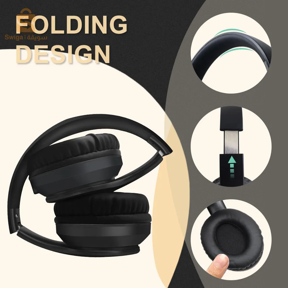 سماعة بلوتوث لاسلكية، ميكروفون ستيريو مدمج DUNTH DU-B116$👍