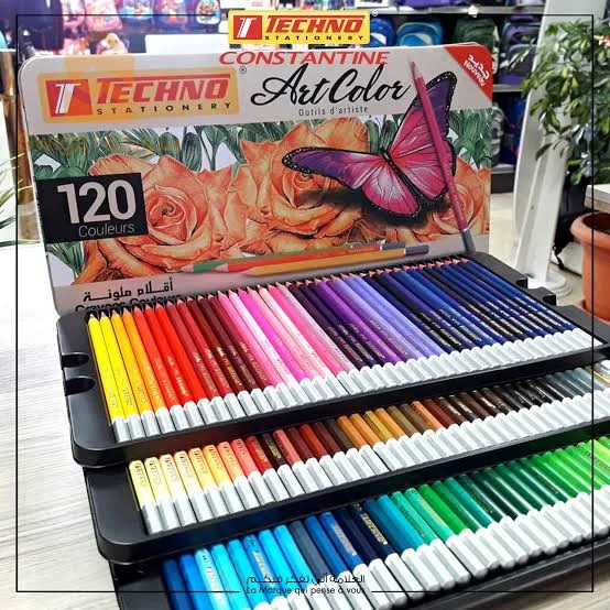 الوان احترافية من نوع تكنو 120 لون techno color professional 120 pcs