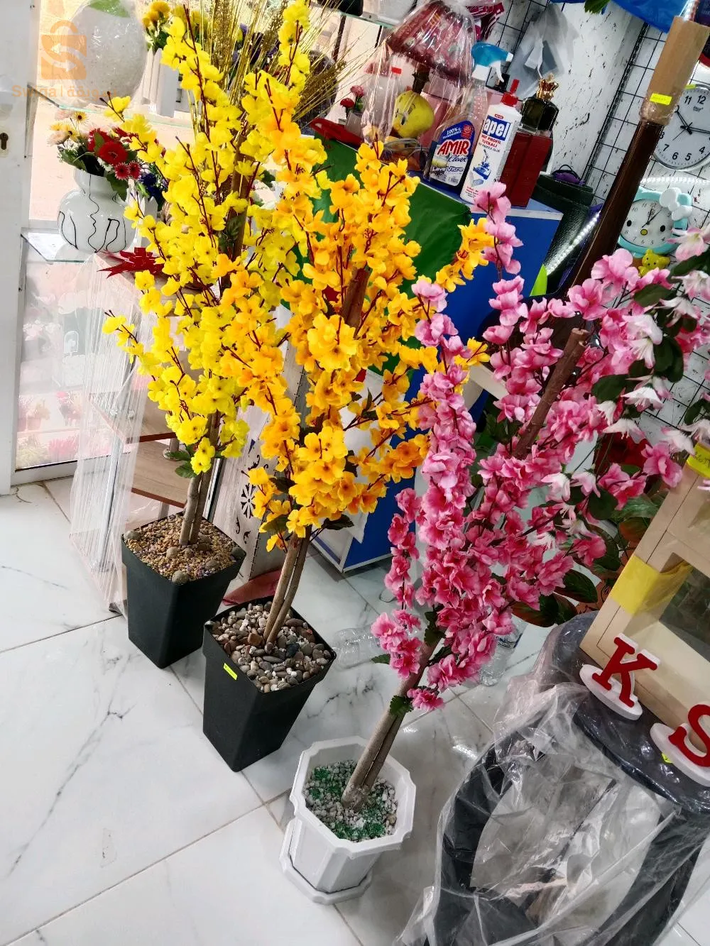 أشجار الزينة الإصطناعية و ورد المناسبات (خطوبة،تخرج.....) متوفرة جملة وديطاي