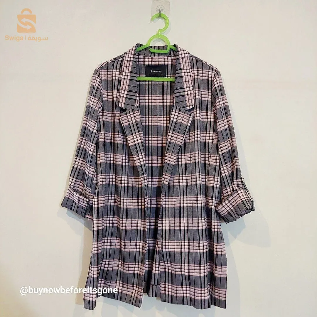 Blazer de chez Stradivarius sans boutons sans ceinture 😍