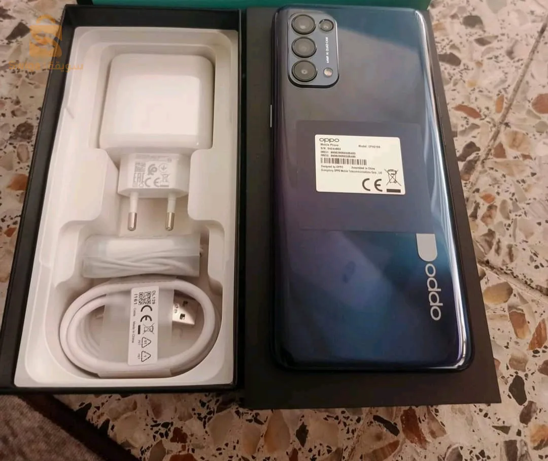 oppo reno 5 jdiid avec la boite 128 /8