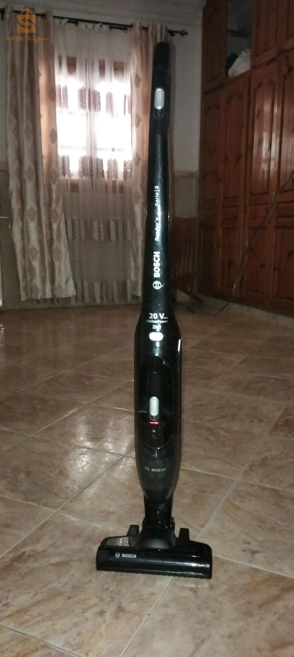 مكنسة كهربائية تخدم بالباتري منخدمش ديراكت بالتريسيتي متشدش لشارج