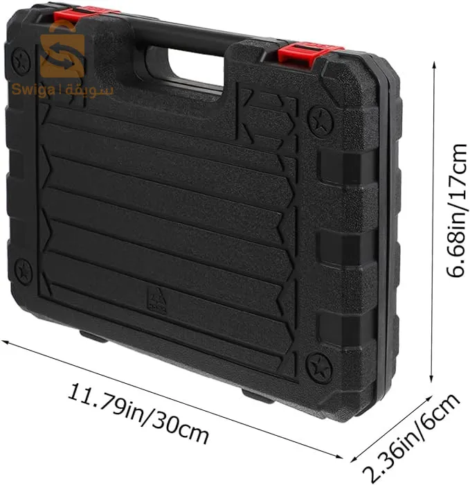 منشار كهربائي لاسلكي قابل للشحن وقابل للتعديل بسرعة 48 فولت مزود ببطاريتين و5 شفرات منشار$👍