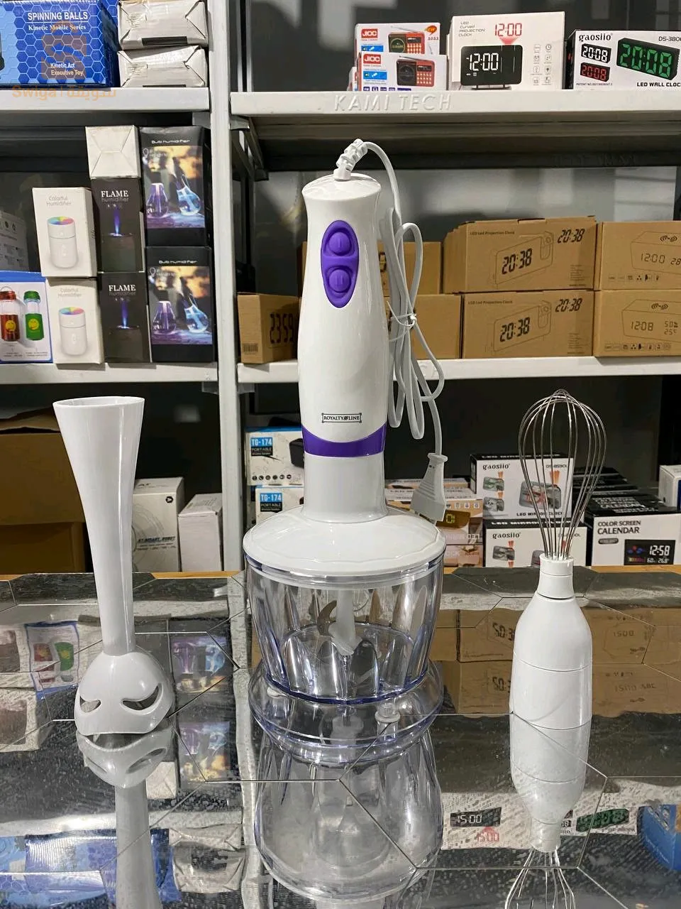 سابقالتاليخلاط يدوي رويالتي لاين 3 في 1 مع ملحقاته، 250 واط