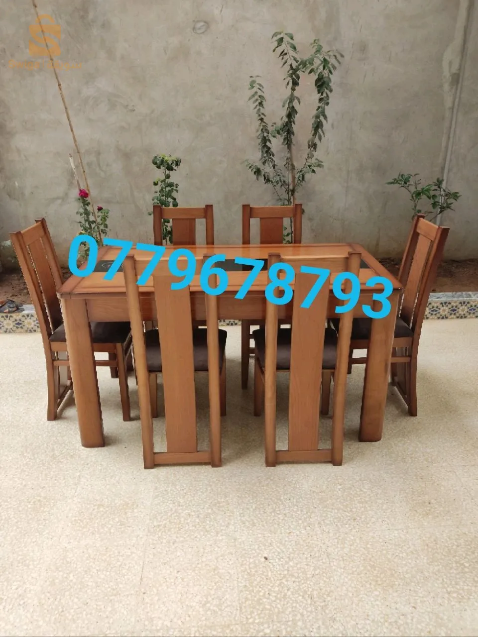 🤩Table salle à manger 6 chaises être produit local En bois hêtre  🤩