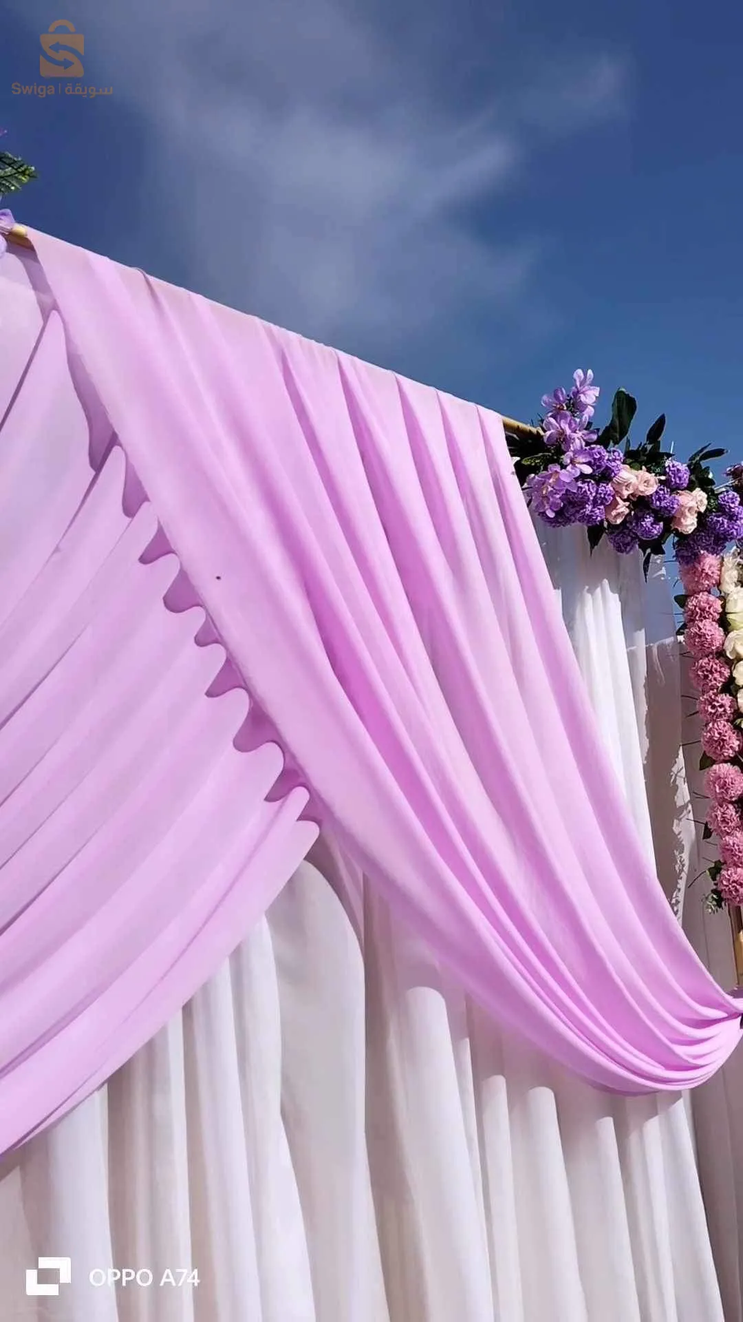 ديكور خطوبة او فيونصاي على شكل القفص الملكي للبيع