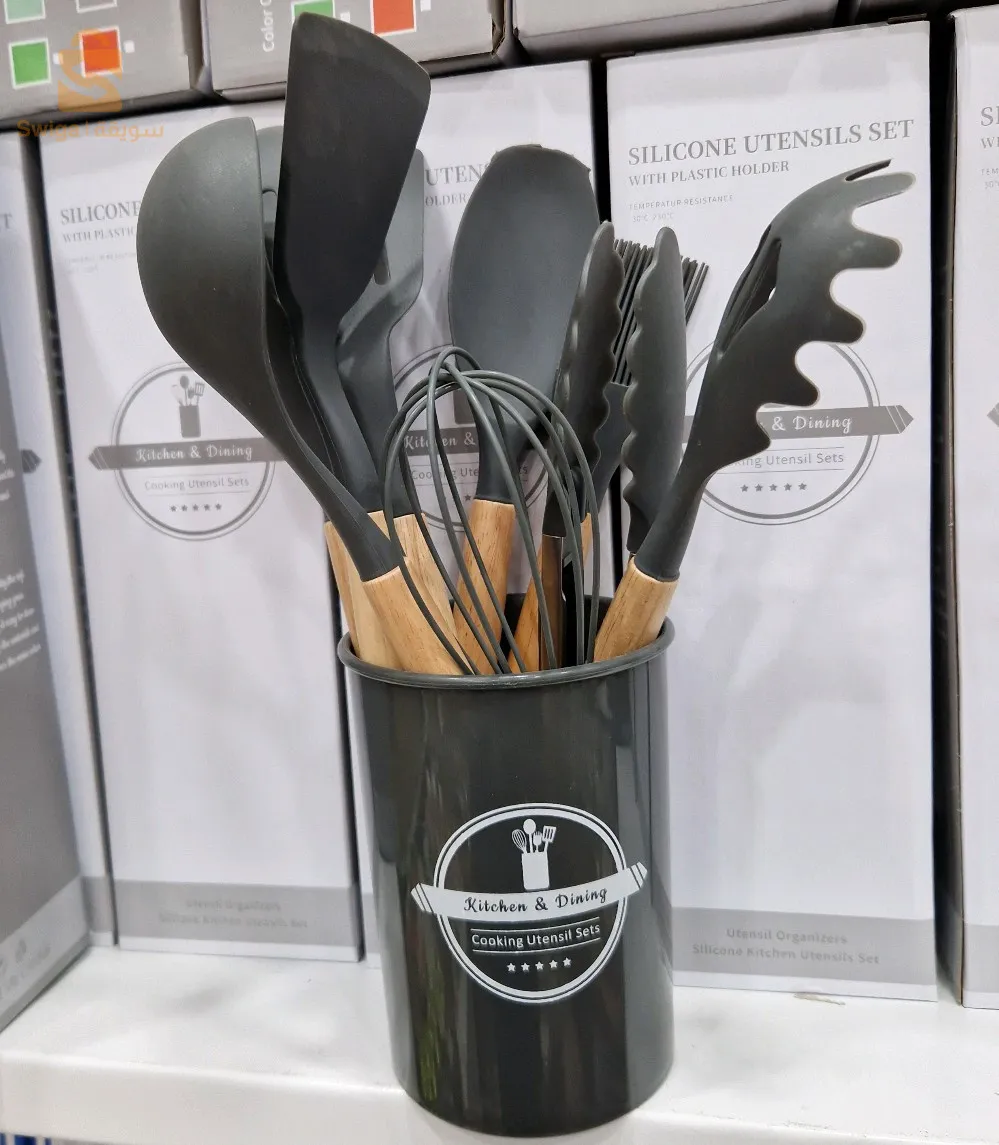 مجموعة أواني مطبخ سيليكون 12pcs