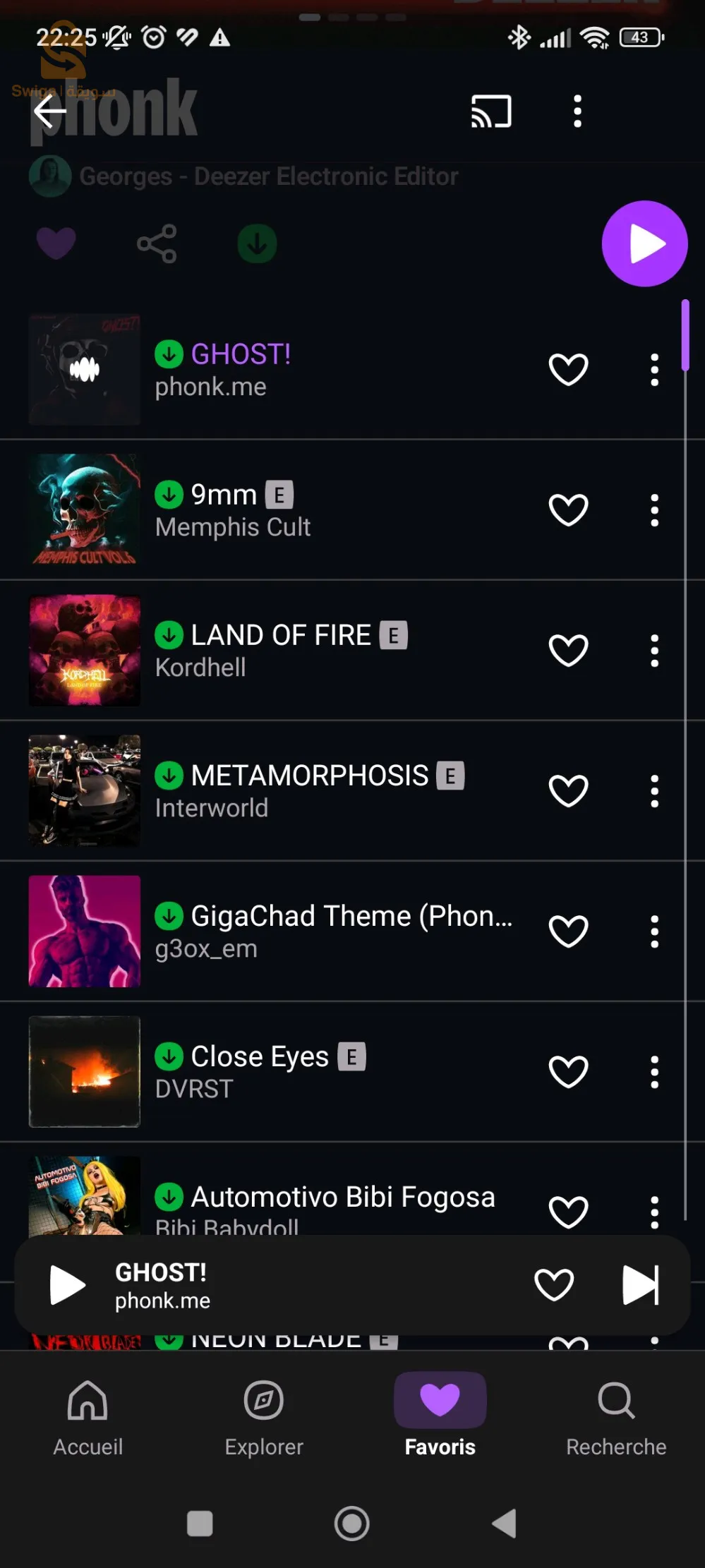 Deezer et Crunchyroll