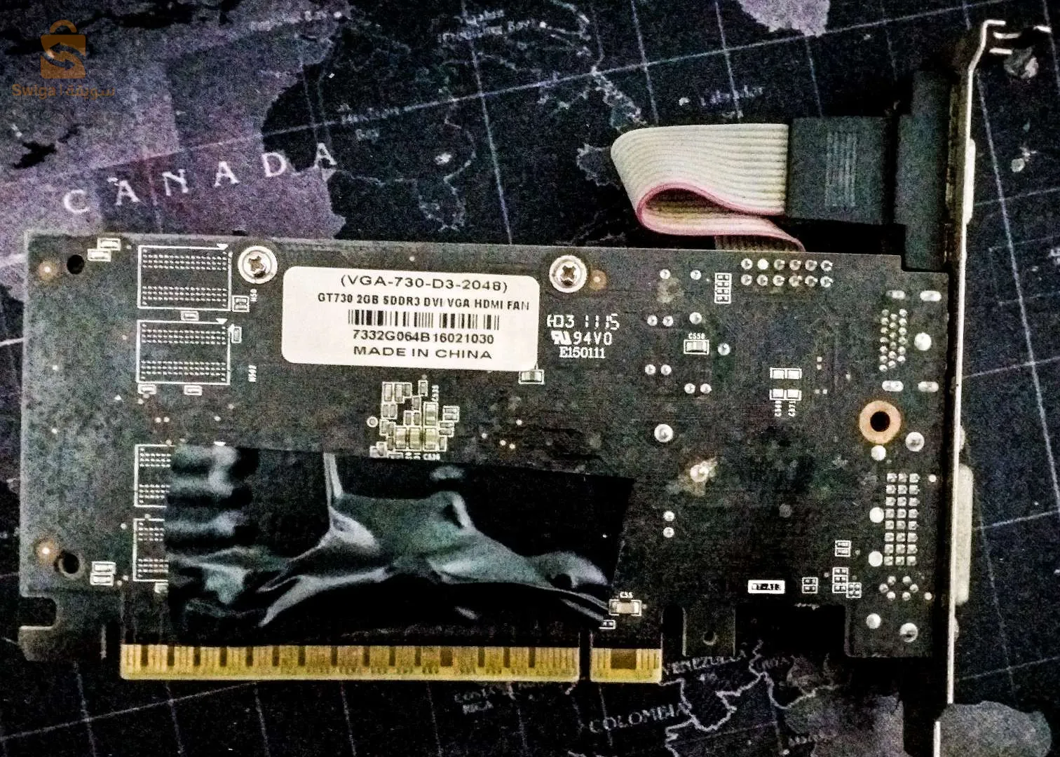 كرت شاشة GT 730 2gb VRAM مستعمل لمدة عام واحد بحالة جيدة