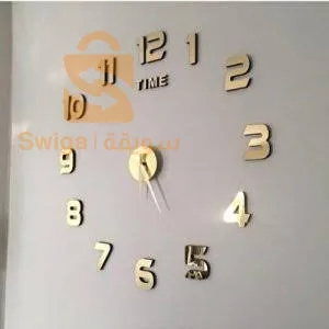 ساعة جدارية ثلاثية الابعاد سهلة التركيب