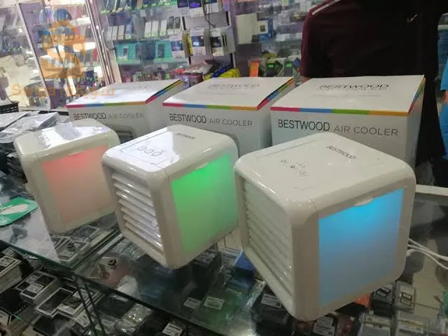 Mini Climatiseur portable 3en1 3 vitesses 7 Couleur LED -Bestwood