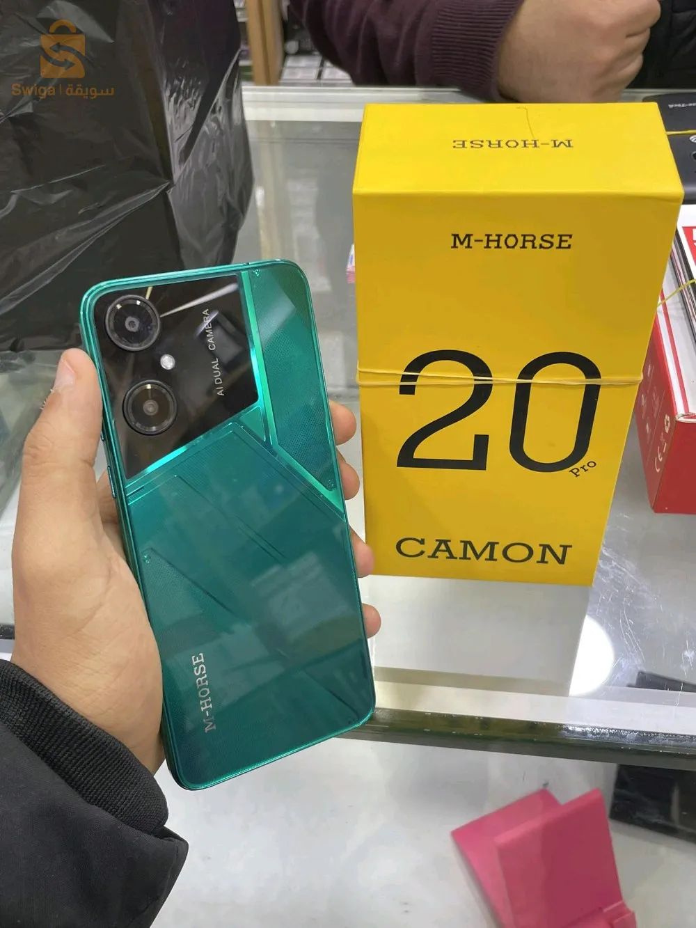 Téléphone M-horse camon 20 pro 
Téléphone M-horse camon 20 pro
Camera 
5 MP front + 8 MP rear 
4 GB ram 
32 GB rom 
Face id 
Usb tybe-c 
5000 mah 
Trés Bonne qualité 
16200دج
0665955230فب👉viber watts