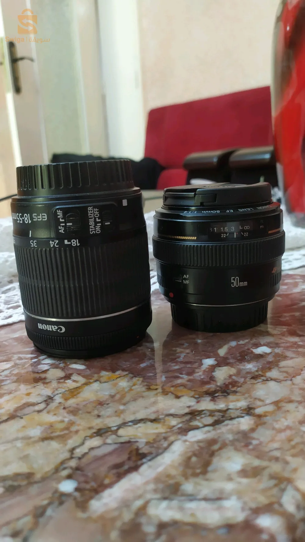 Canon 80D + Lens 18-55 & 50mm 1.4